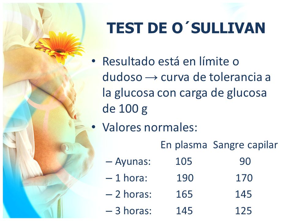 Qu es el test de O Sullivan